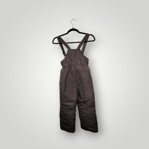 Joe Fresh Warm brown Snow Bib Overalls pants size 5 years